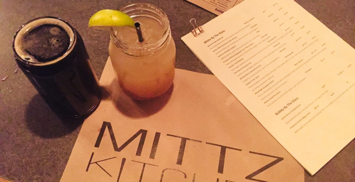 Mittz Kitchen menu and drinks photo by Kaila So