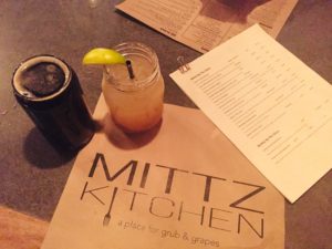 Mittz Kitchen menu and drinks photo by Kaila So